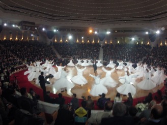 Whirling Dervishes in Konya, Turkey
